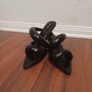 JW PEI Black Women's Mules size 8